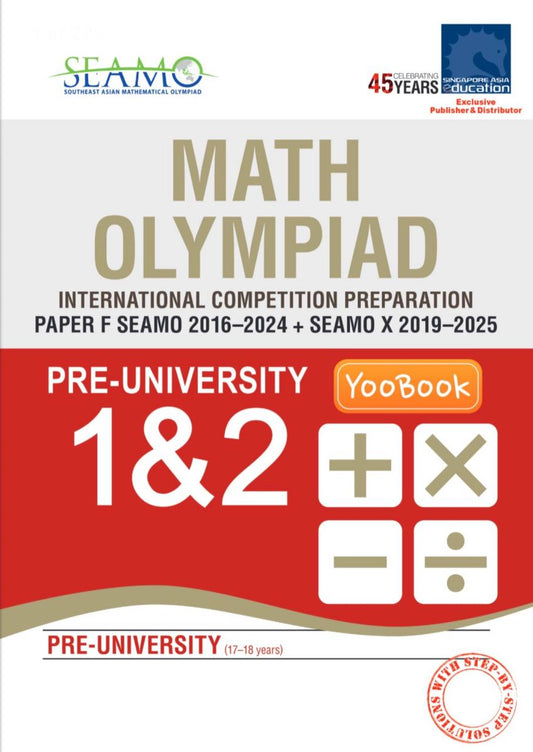 SEAMO Math Olympiad Preparation Paper for Pre-University