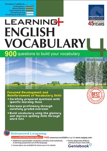 Learning+ English Vocabulary Workbook for Primary Levels