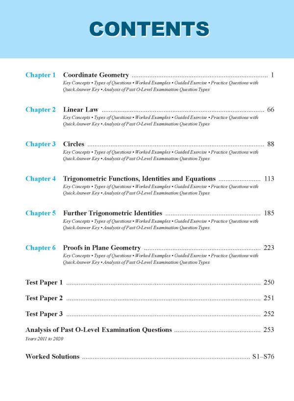 STUDY SMART GEOMERTY & TRIGONOMETRY For Upper Secondary Levels