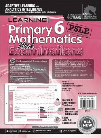 Learning+ Mathematics Mock Examinations for Primary Levels