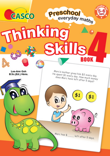 Preschool Everyday Maths Thinking Skills Book 1 to 4