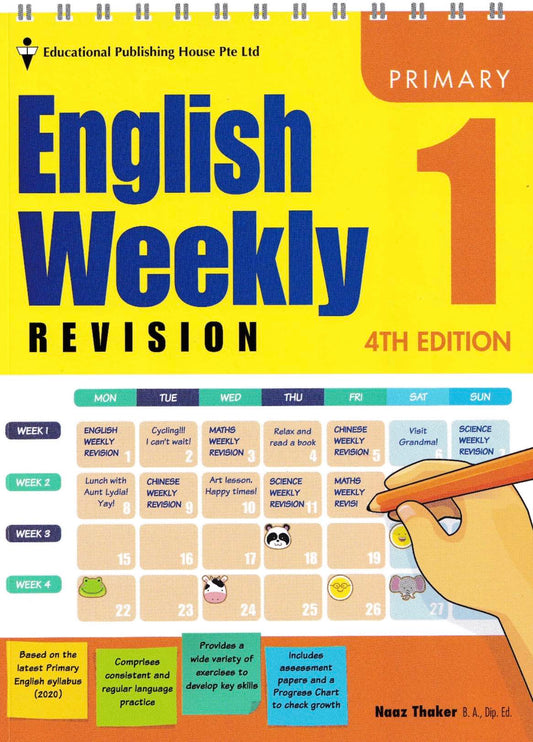 English Weekly Revision for Primary Levels