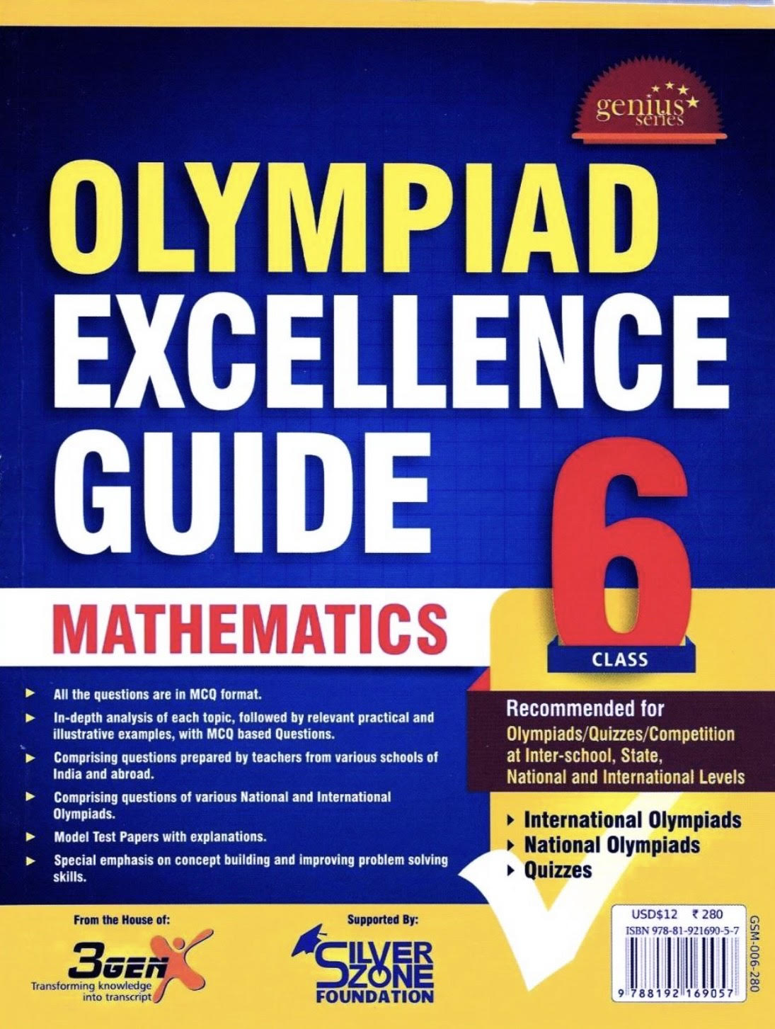 Genius Series Mathematics Olympiad Excellence Guide Class 1 to 10