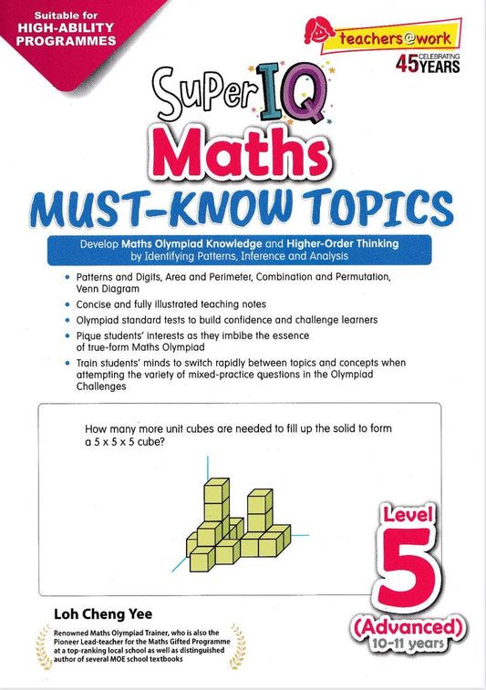 Super IQ Maths Must-Know Topics Level 5