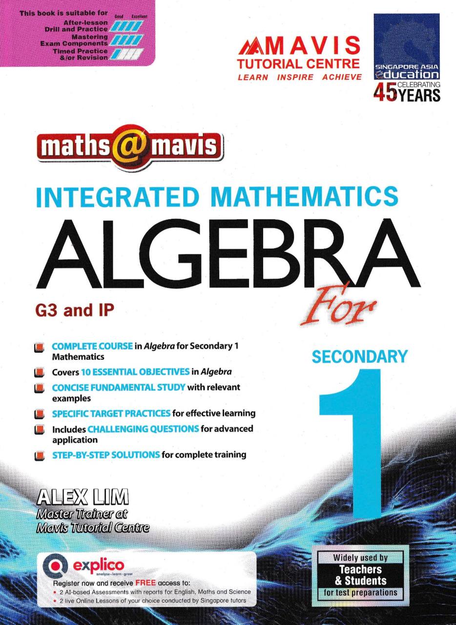 Integrated Mathematics Algebra for Secondary 1 – EduSupport (ES)