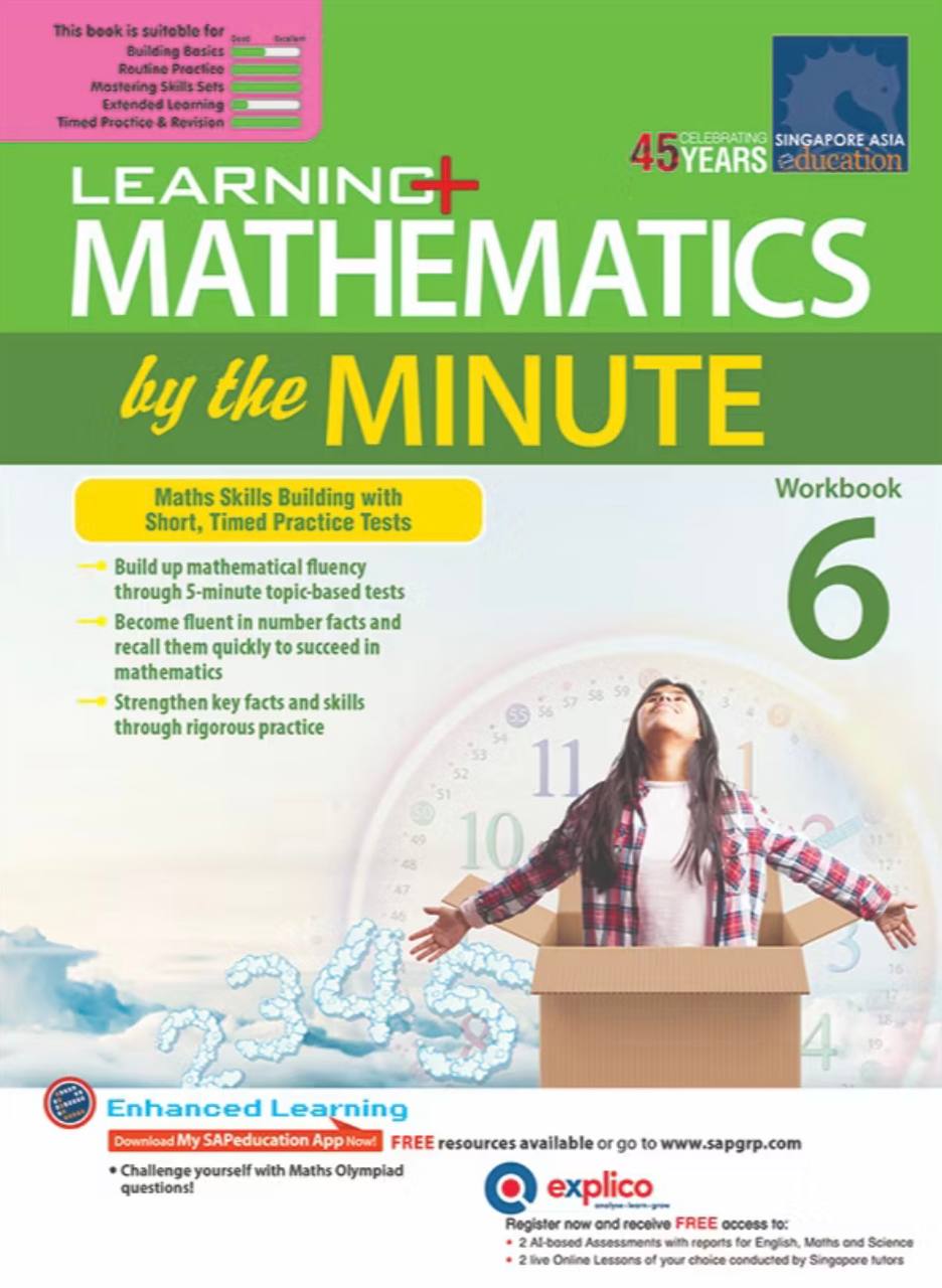 Learning+ Mathematics By The Minute Workbook